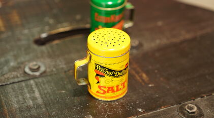 画像37441：Vintage Salt case Percival duffin's/ビンテージ 塩 調味料 ケース#g165
