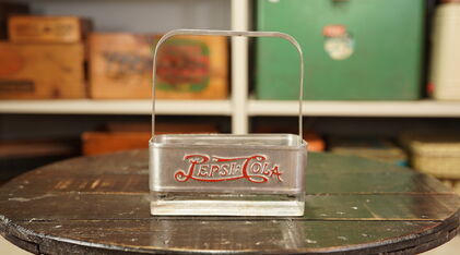 画像37668：Vintage Bottle carrier Pepsi/ビンテージ ボトルキャリア 収納ケース ペプシ#g088