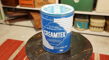 画像37780：Vintage Pail can Creamtex/ビンテージ ペール缶 収納 クリームテックス#g001