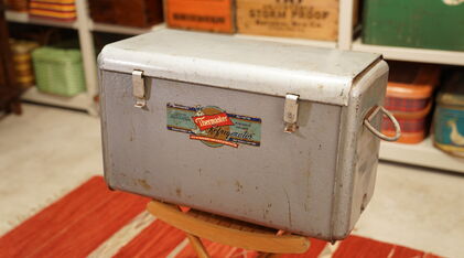 画像37791：Vintage Cooler Thermaster/ビンテージ クーラー サーマスターシルバー#g050